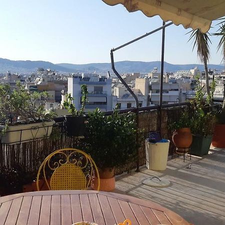 Penthouse Balcony Close To Acropolis Apartment Athena Bagian luar foto