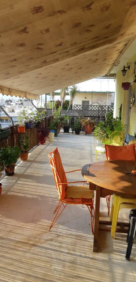 Penthouse Balcony Close To Acropolis Apartment Athena Bagian luar foto