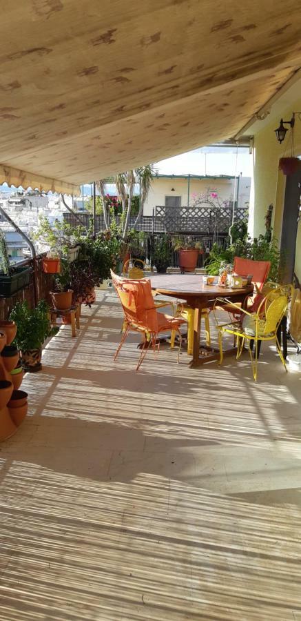 Penthouse Balcony Close To Acropolis Apartment Athena Bagian luar foto